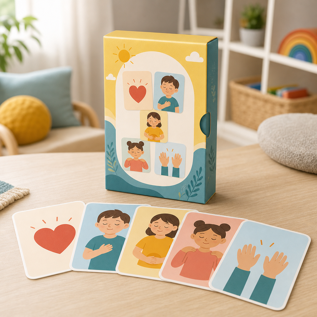 Product mockup for Body Signals Card Deck