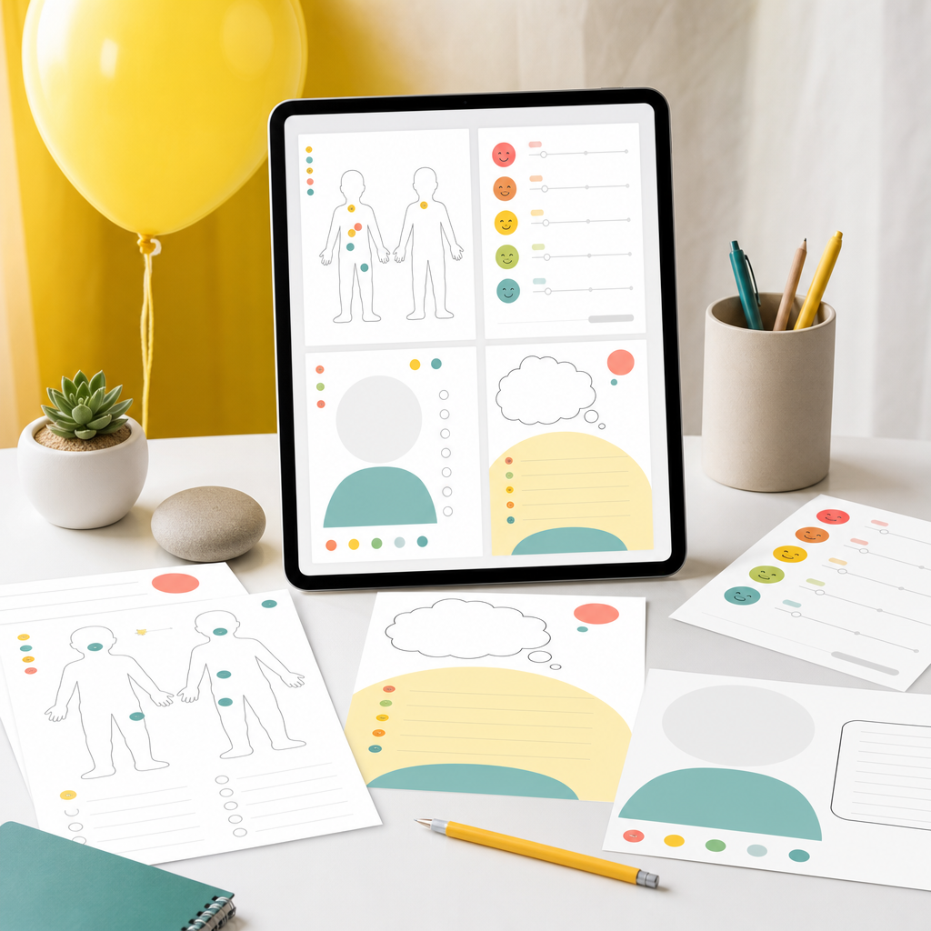 Product mockup for Resource Library Printables