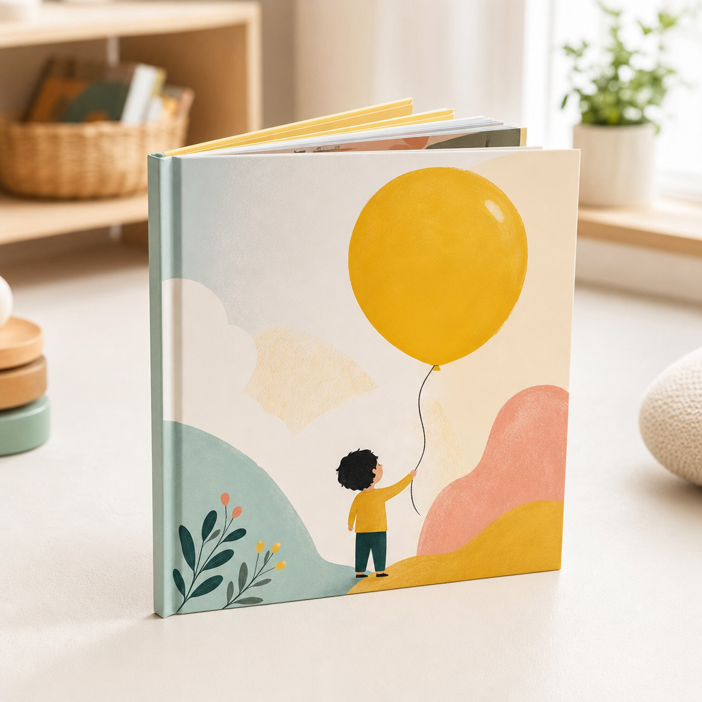 Product mockup for The Brave Little Brain children's book